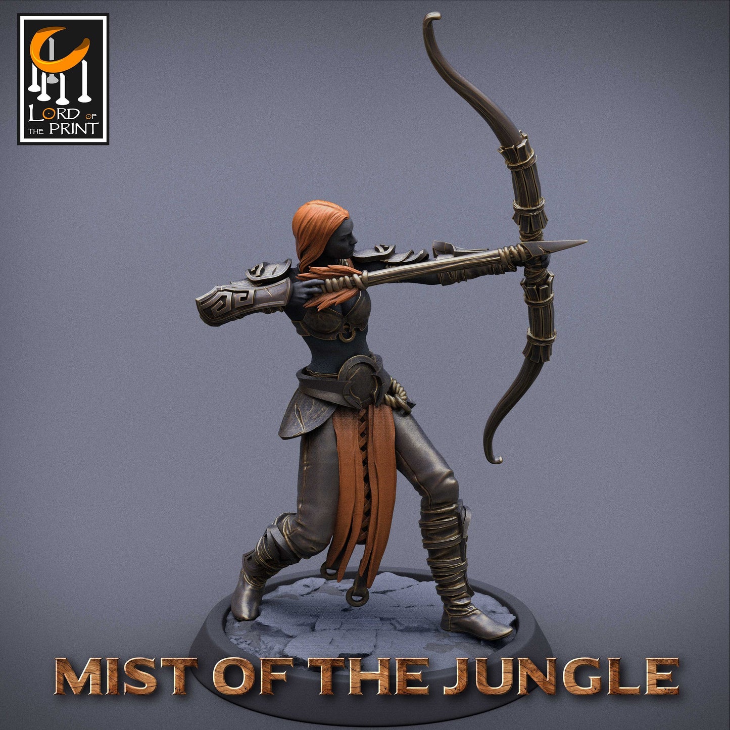 Amazon Light Bow | Amazon, Mist of the Jungle | TABLETOP SCALE | D&D TTRPG Miniature | Rescale Miniatures