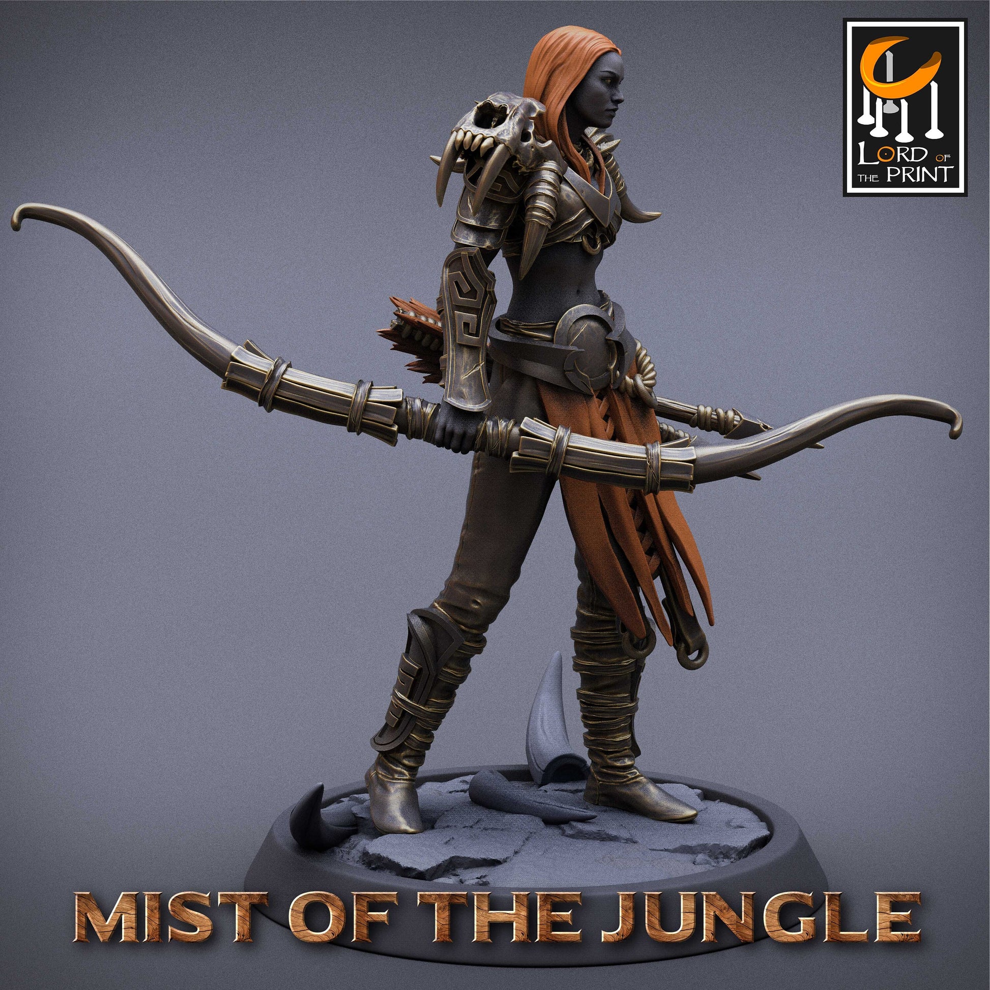 Amazon Light Bow | Amazon, Mist of the Jungle | TABLETOP SCALE | D&D TTRPG Miniature | Rescale Miniatures
