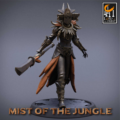 Amazon Light Spear | Amazon, Mist of the Jungle | TABLETOP SCALE | D&D TTRPG Miniature | Rescale Miniatures