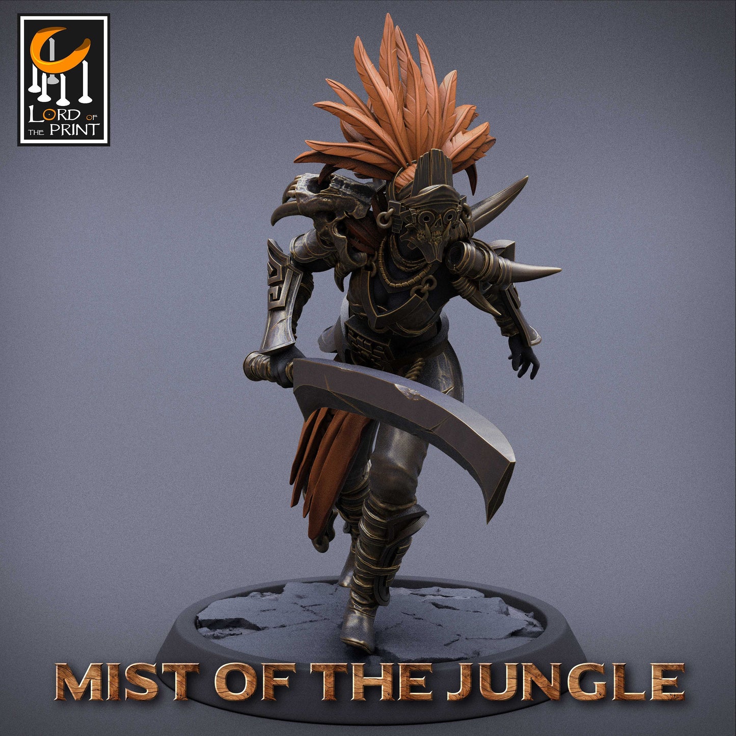 Amazon Light Sword | Amazon, Mist of the Jungle | TABLETOP SCALE | D&D TTRPG Miniature | Rescale Miniatures