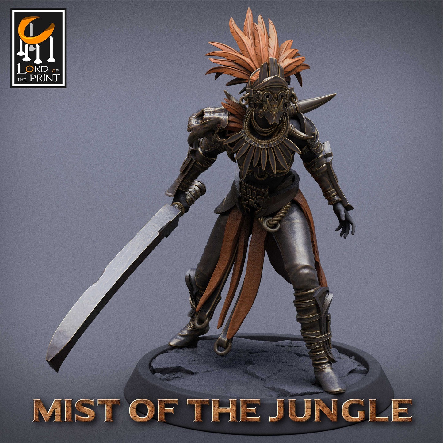 Amazon Light Sword | Amazon, Mist of the Jungle | TABLETOP SCALE | D&D TTRPG Miniature | Rescale Miniatures