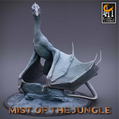 Amazon Protowyvern Mount | Amazon, Mist of the Jungle | TABLETOP SCALE | D&D TTRPG Miniature | Rescale Miniatures