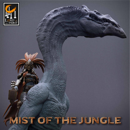 Amazon Protowyvern Mount | Amazon, Mist of the Jungle | TABLETOP SCALE | D&D TTRPG Miniature | Rescale Miniatures