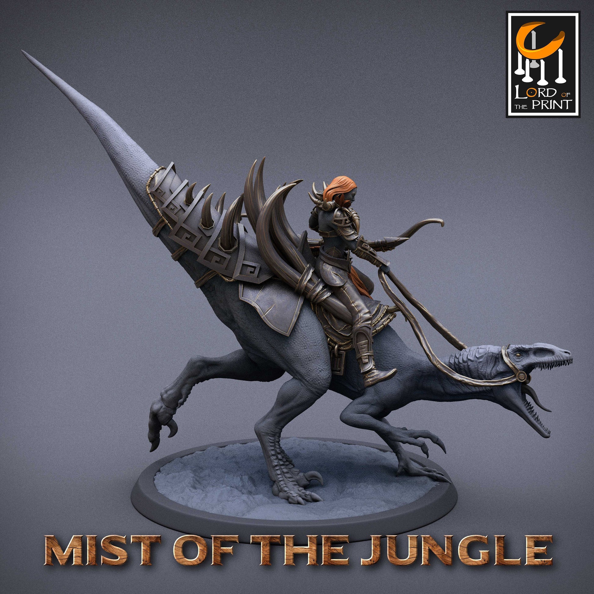 Raptor Crouch, Archer | Amazon, Mist of the Jungle | TABLETOP SCALE | D&D TTRPG Miniature | Rescale Miniatures