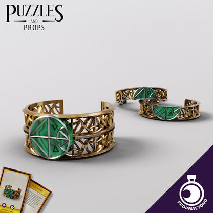 Bracelet of Enmity | TTRPG LARP Gaming Prop | Puzzles & Props