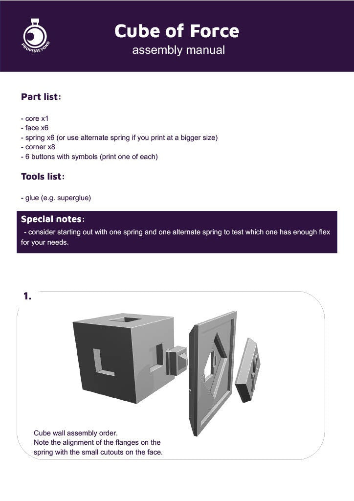 Cube of Force | DnD TTRPG LARP Gaming Prop | Puzzles & Props
