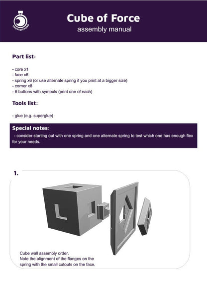 Cube of Force | DnD TTRPG LARP Gaming Prop | Puzzles & Props