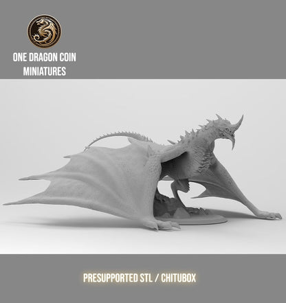 Scaledur the Great Horne | TABLETOP SCALE | TTRPG Monster Miniature | Spirit of Resin Miniatures