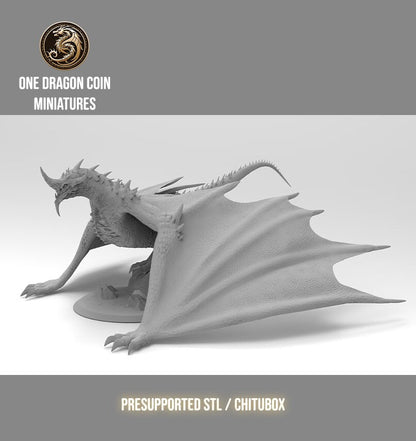 Scaledur the Great Horne | TABLETOP SCALE | TTRPG Monster Miniature | Spirit of Resin Miniatures