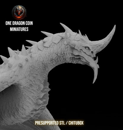 Scaledur the Great Horne | TABLETOP SCALE | TTRPG Monster Miniature | Spirit of Resin Miniatures