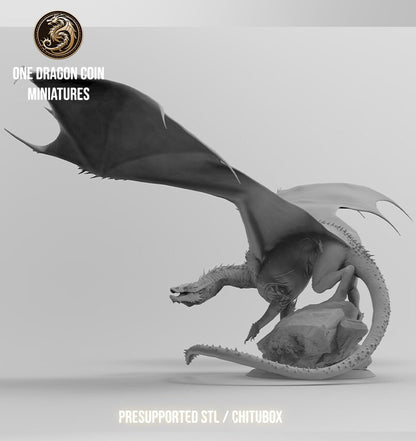 Vorondax, Terror of the Peaks | TABLETOP SCALE | TTRPG Monster Miniature | Spirit of Resin Miniatures