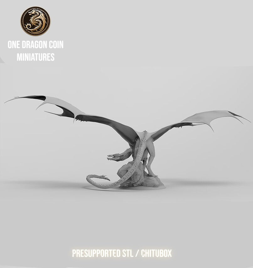 Vorondax, Terror of the Peaks | TABLETOP SCALE | TTRPG Monster Miniature | Spirit of Resin Miniatures