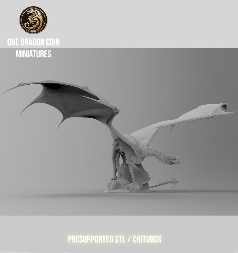 Vorondax, Terror of the Peaks | TABLETOP SCALE | TTRPG Monster Miniature | Spirit of Resin Miniatures