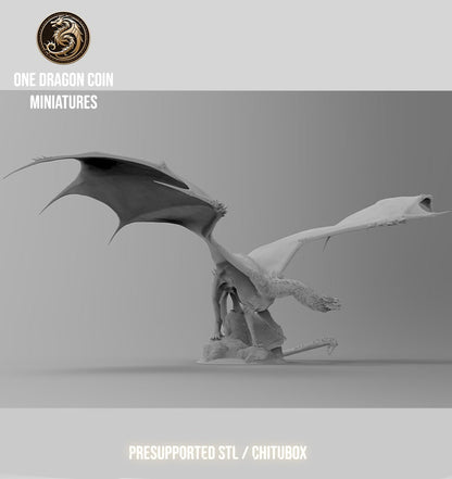 Vorondax, Terror of the Peaks | TABLETOP SCALE | TTRPG Monster Miniature | Spirit of Resin Miniatures