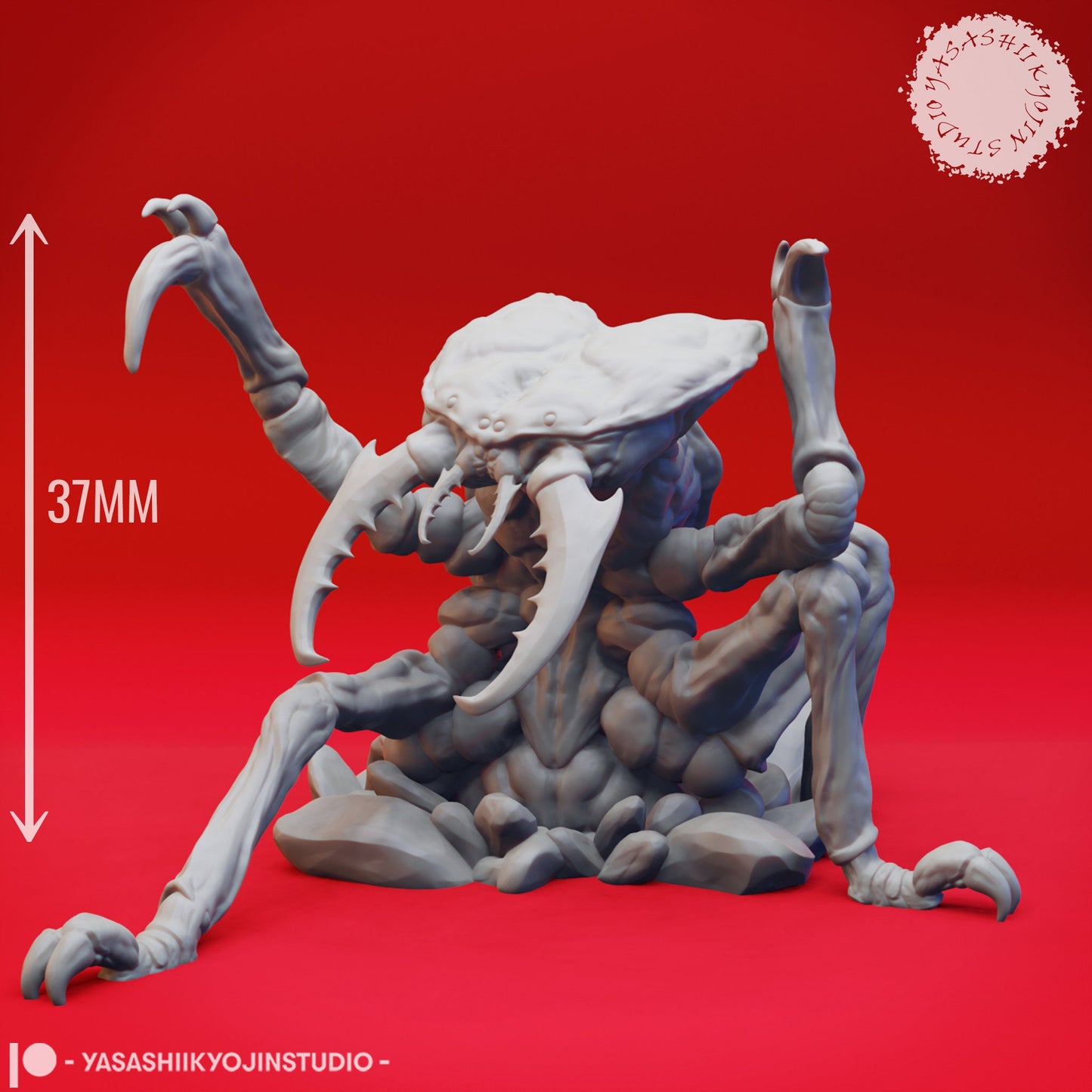 Ankheg | TABLETOP SCALE | TTRPG Monster Miniature | Yasashii Kyojin Studio