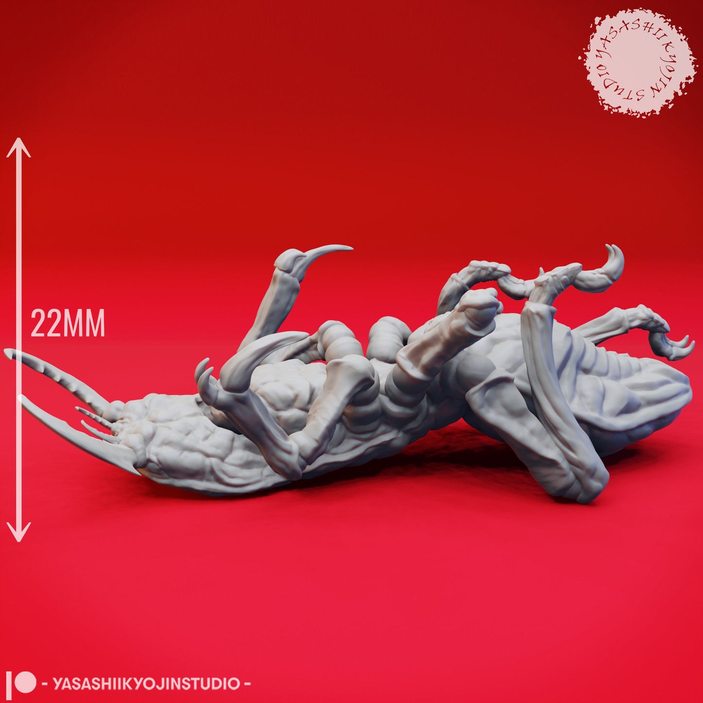 Ankheg | TABLETOP SCALE | TTRPG Monster Miniature | Yasashii Kyojin Studio