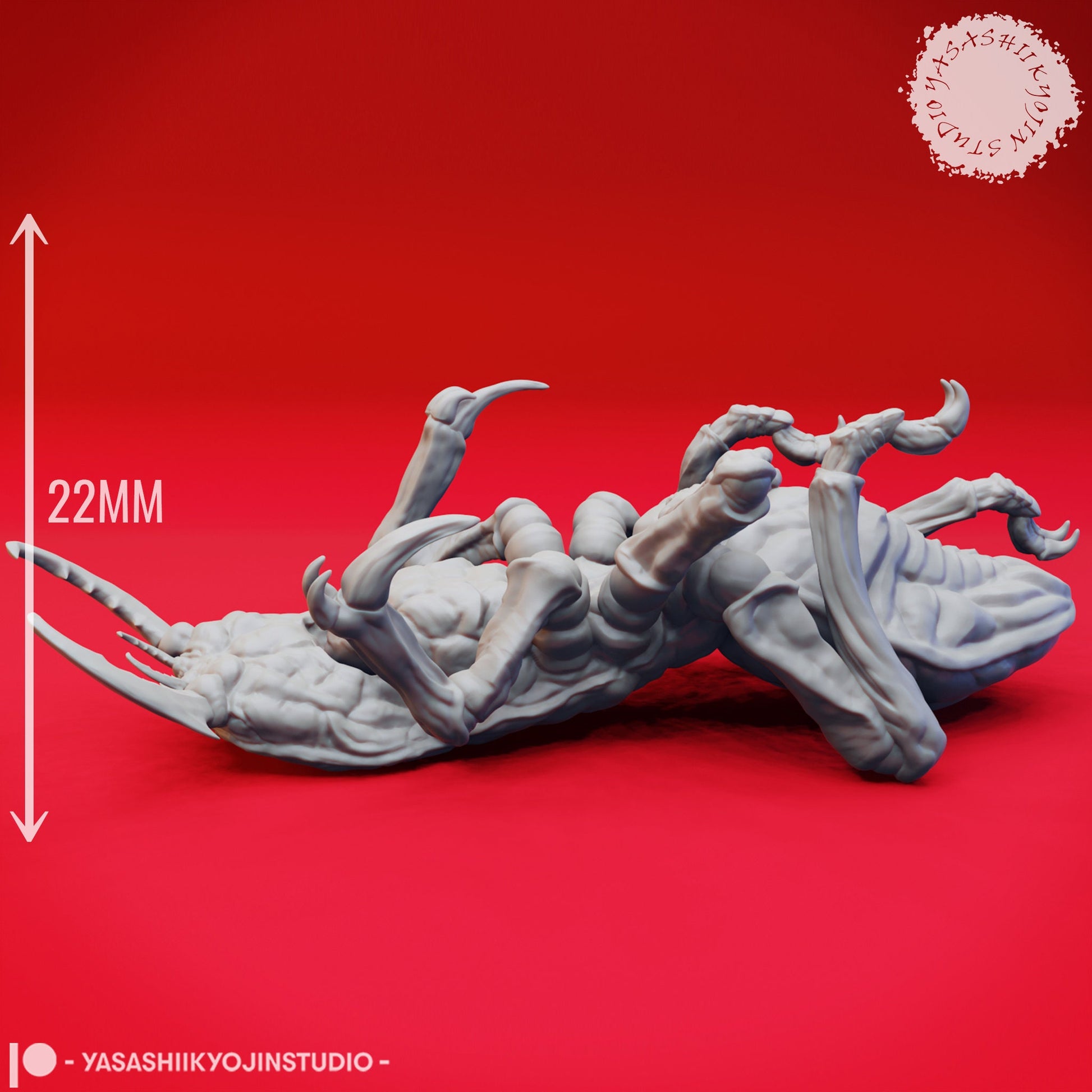 Ankheg | TABLETOP SCALE | TTRPG Monster Miniature | Yasashii Kyojin Studio