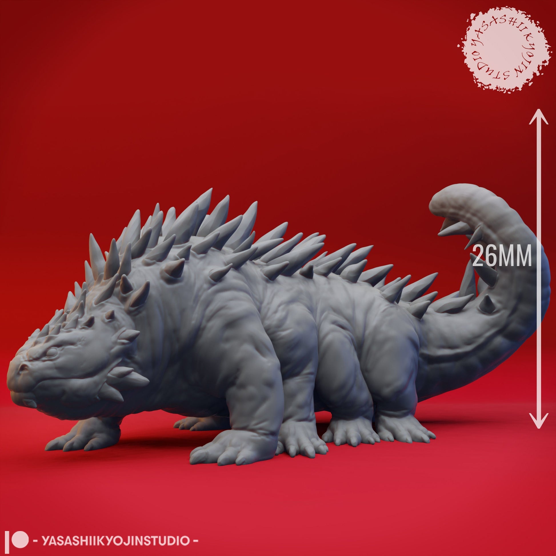 Basilisk | TABLETOP SCALE | TTRPG Monster Miniature | Yasashii Kyojin Studio