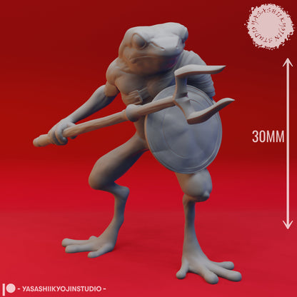 Bullywug | TABLETOP SCALE | TTRPG Monster Miniature | Yasashii Kyojin Studio