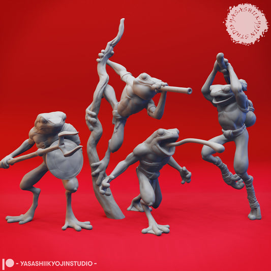 Bullywug | TABLETOP SCALE | TTRPG Monster Miniature | Yasashii Kyojin Studio