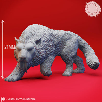Crag Cat | TABLETOP SCALE | D&D TTRPG Monster Miniature | Yasashii Kyojin Studio