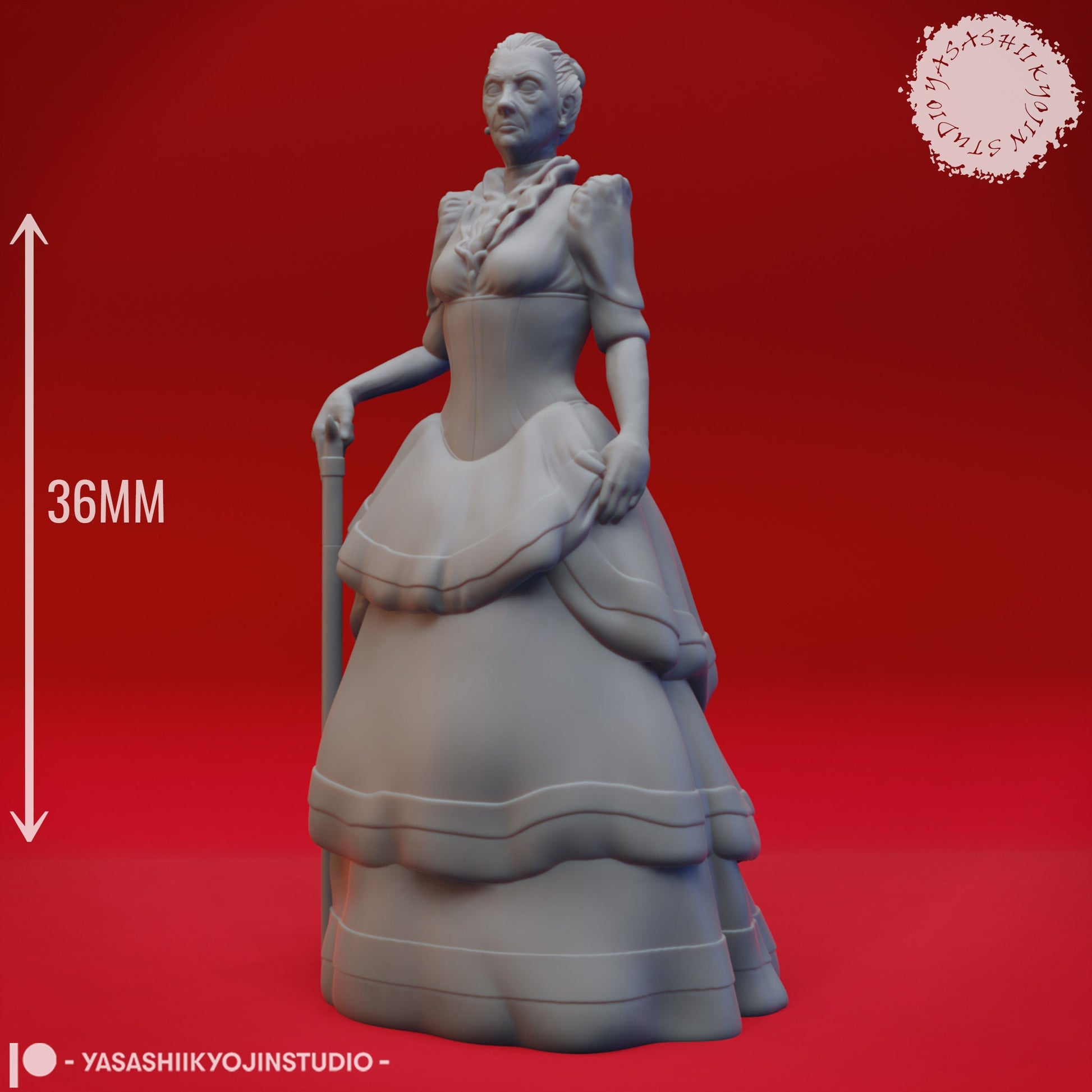 Doppelganger, Noblewoman | TABLETOP SCALE | TTRPG Monster Miniature | Yasashii Kyojin Studio