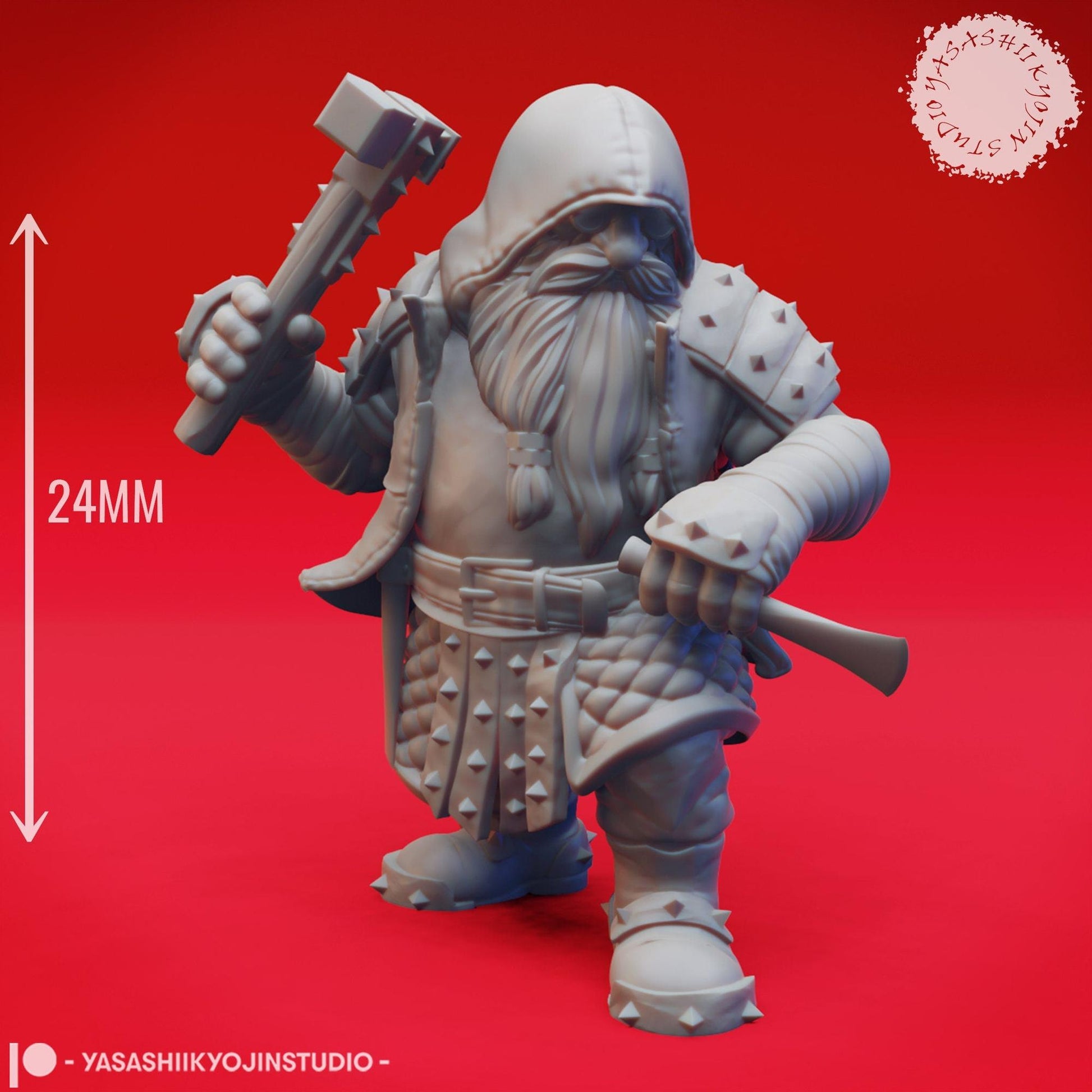 Duergar | TABLETOP SCALE | D&D TTRPG Monster Miniature | Yasashii Kyojin Studio