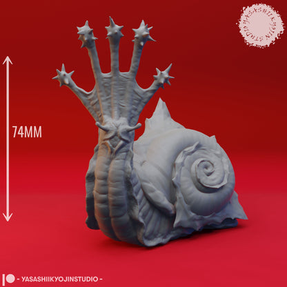 Flail Snail | TABLETOP SCALE | D&D TTRPG Monster Miniature | Yasashii Kyojin Studio