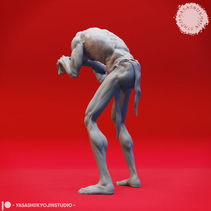 Ghoul | TABLETOP SCALE | TTRPG Monster Miniature | Yasashii Kyojin Studio