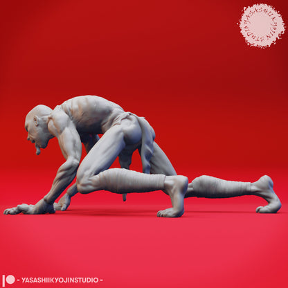Ghoul | TABLETOP SCALE | TTRPG Monster Miniature | Yasashii Kyojin Studio