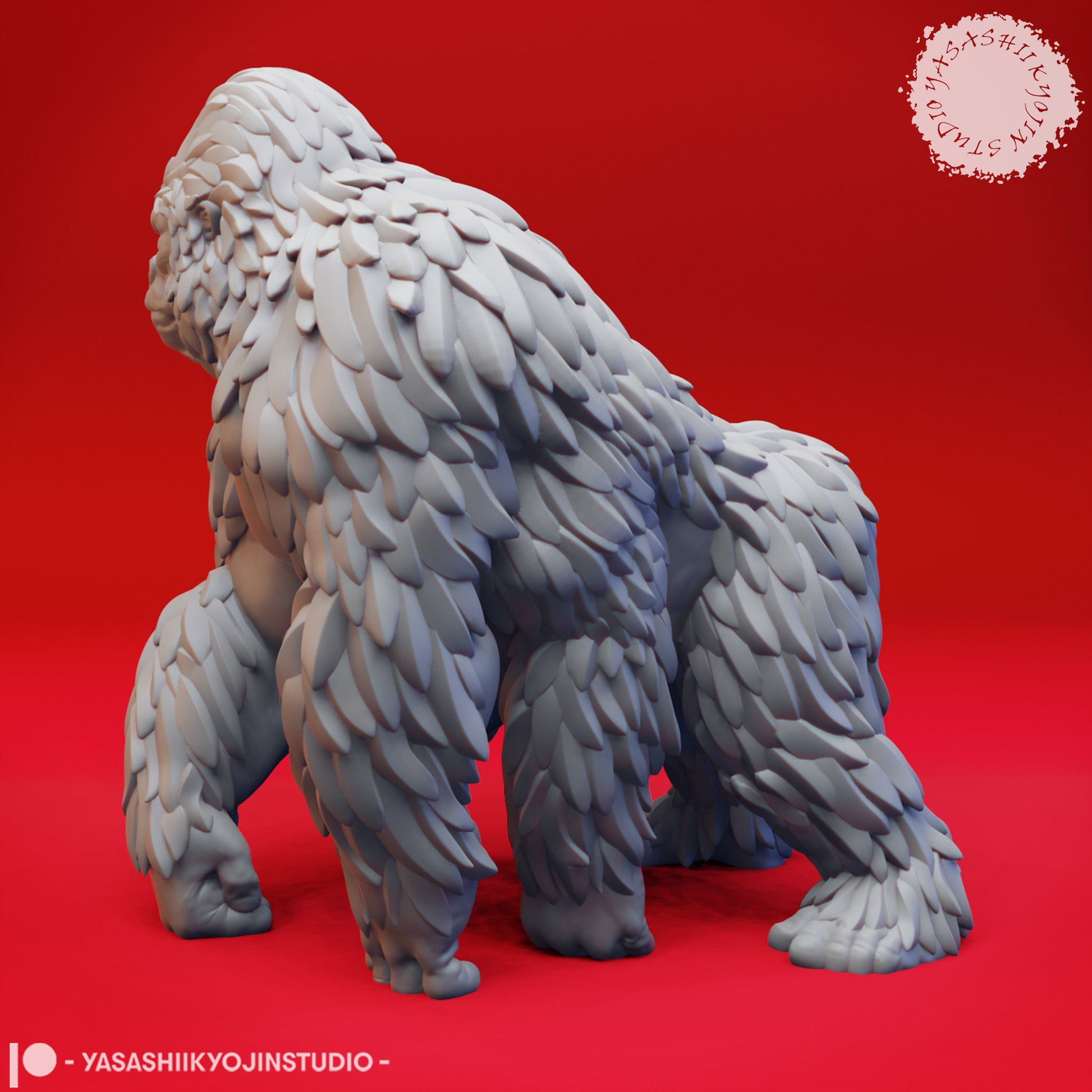 Girallon | TABLETOP SCALE | TTRPG Monster Miniature | Yasashii Kyojin Studio