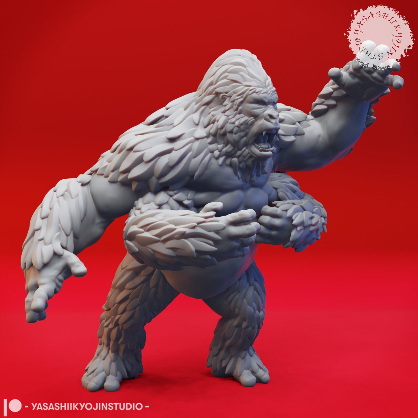 Girallon | TABLETOP SCALE | TTRPG Monster Miniature | Yasashii Kyojin Studio