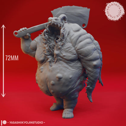 Gluttony Demon | TABLETOP SCALE | TTRPG Monster Miniature | Yasashii Kyojin Studio