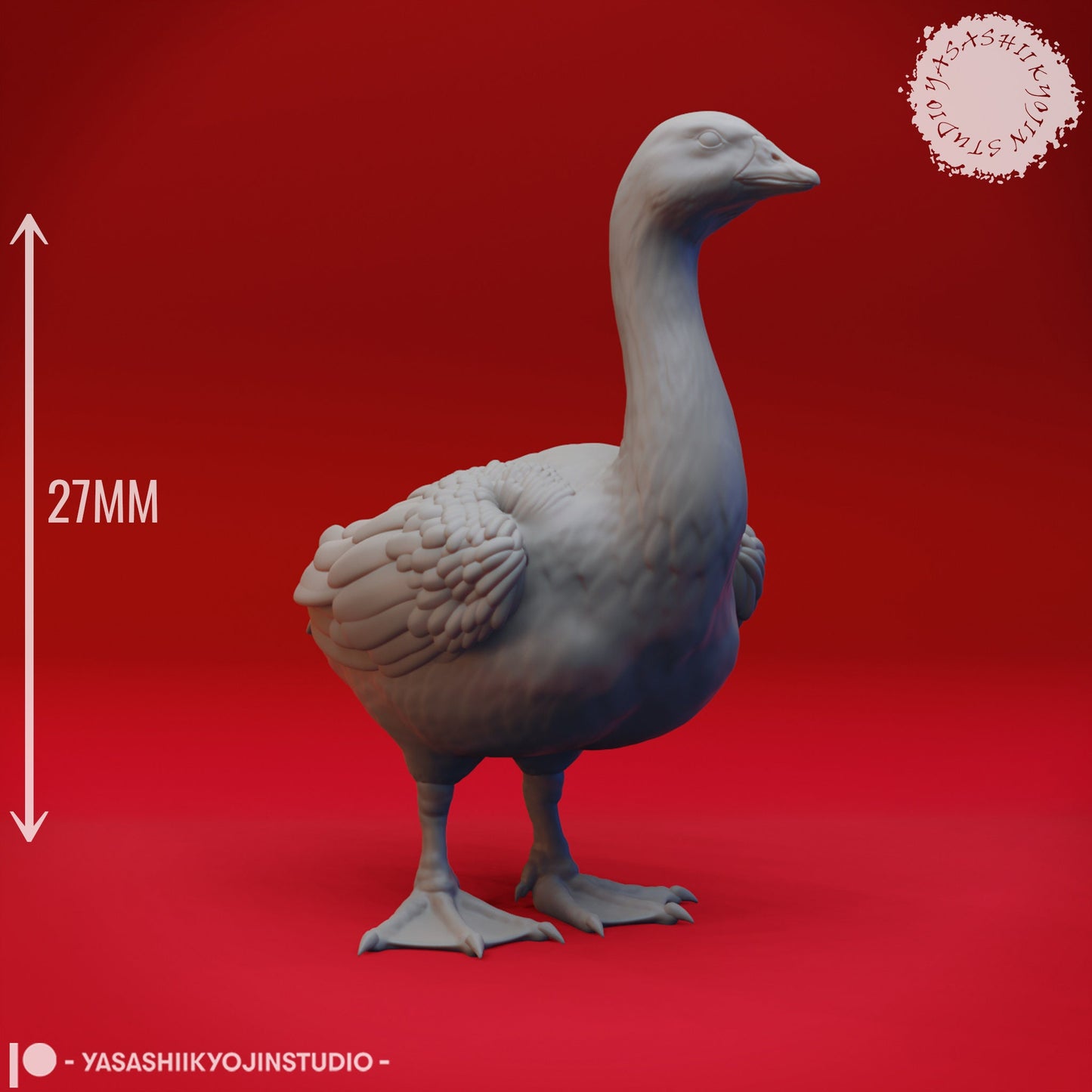 Goose Hydra | TABLETOP SCALE | D&D TTRPG Monster Miniature | Yasashii Kyojin Studio