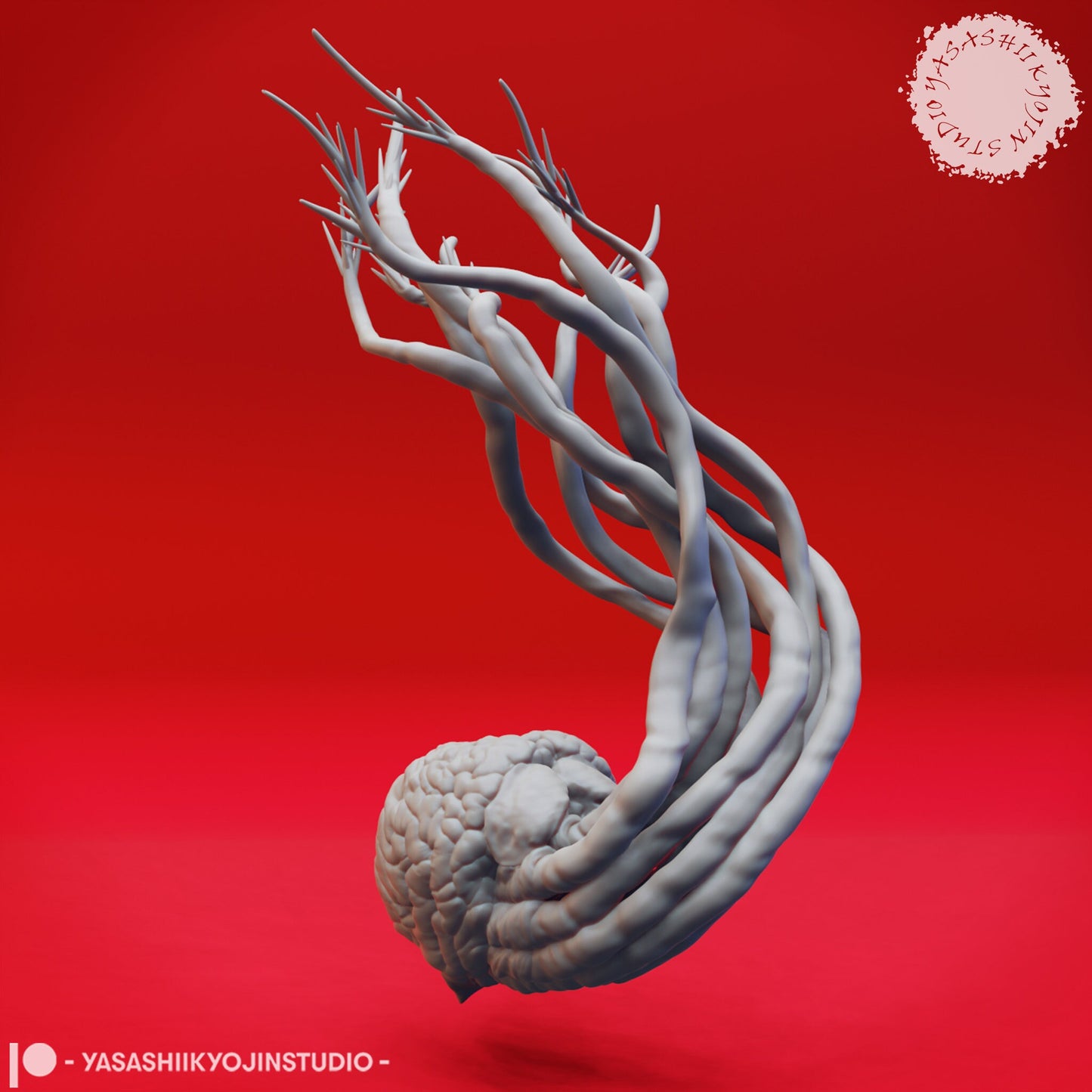 Grell | TABLETOP SCALE | TTRPG Monster Miniature | Yasashii Kyojin Studio