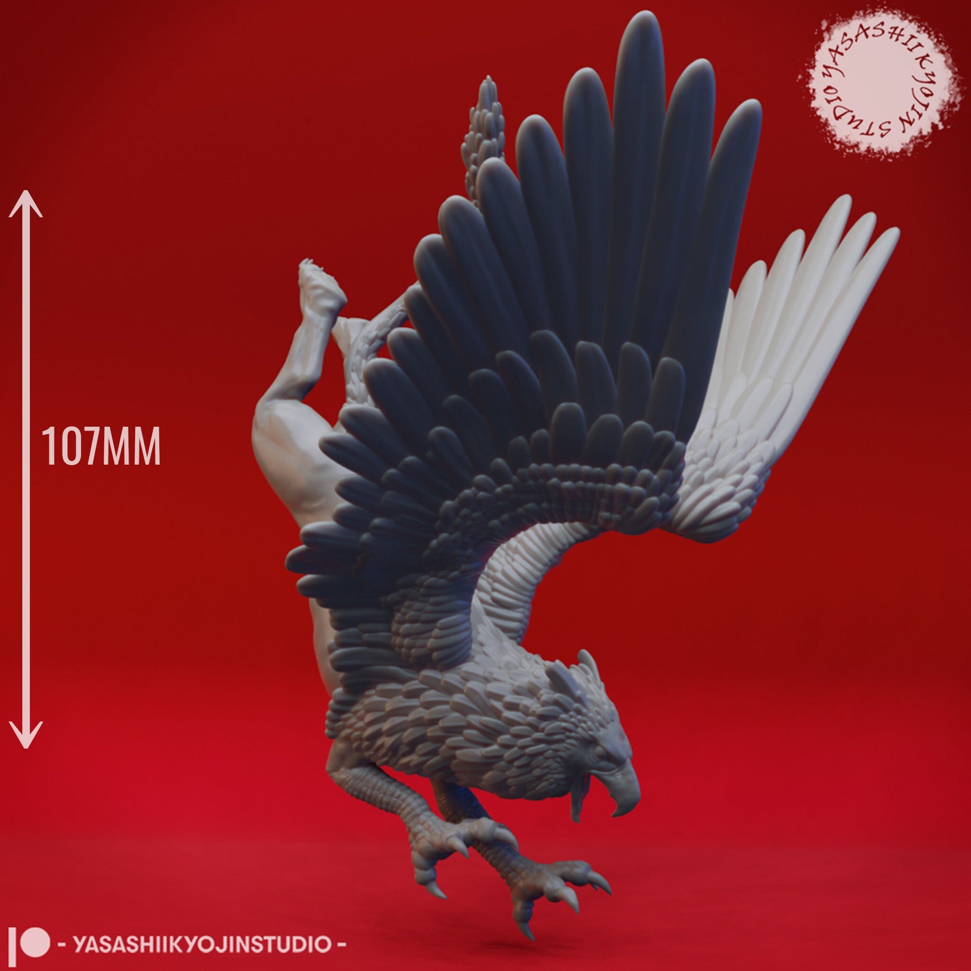 Griffin | TABLETOP SCALE | D&D TTRPG Monster Miniature | Yasashii Kyojin Studio