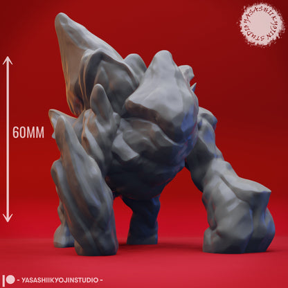 Ice Golem | TABLETOP SCALE | D&D TTRPG Monster Miniature | Yasashii Kyojin Studio