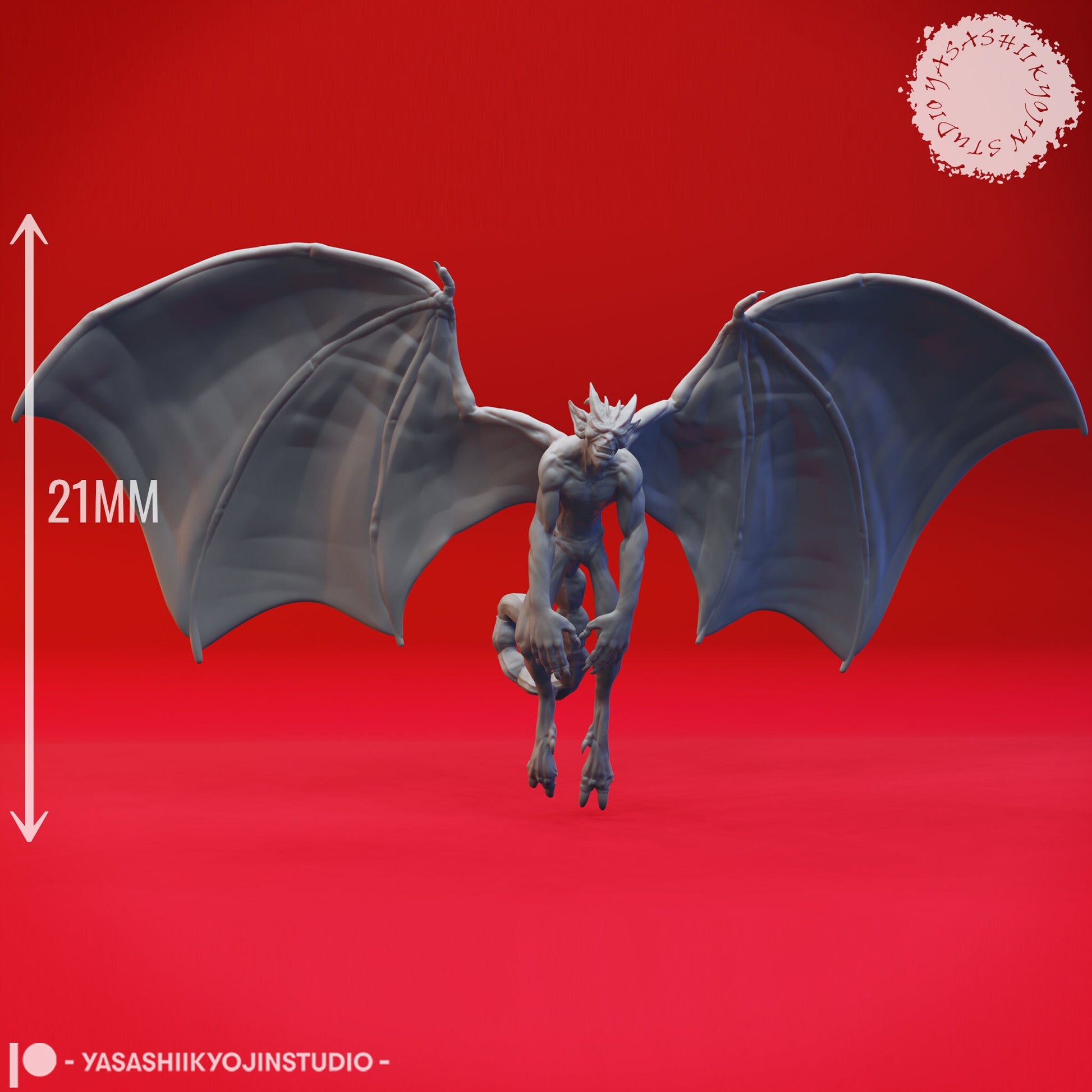 Imp | TABLETOP SCALE | TTRPG Monster Miniature | Yasashii Kyojin Studio