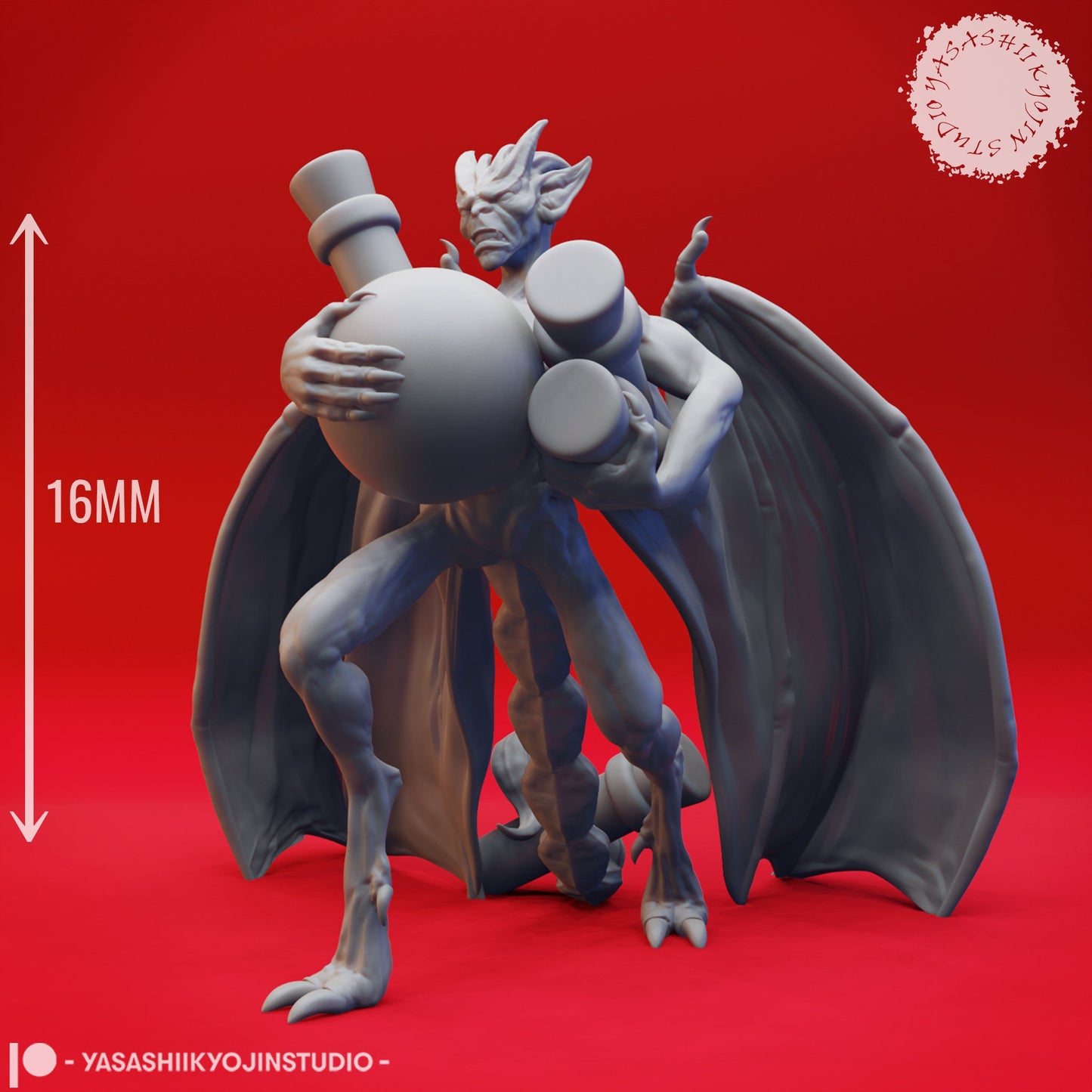 Imp | TABLETOP SCALE | TTRPG Monster Miniature | Yasashii Kyojin Studio