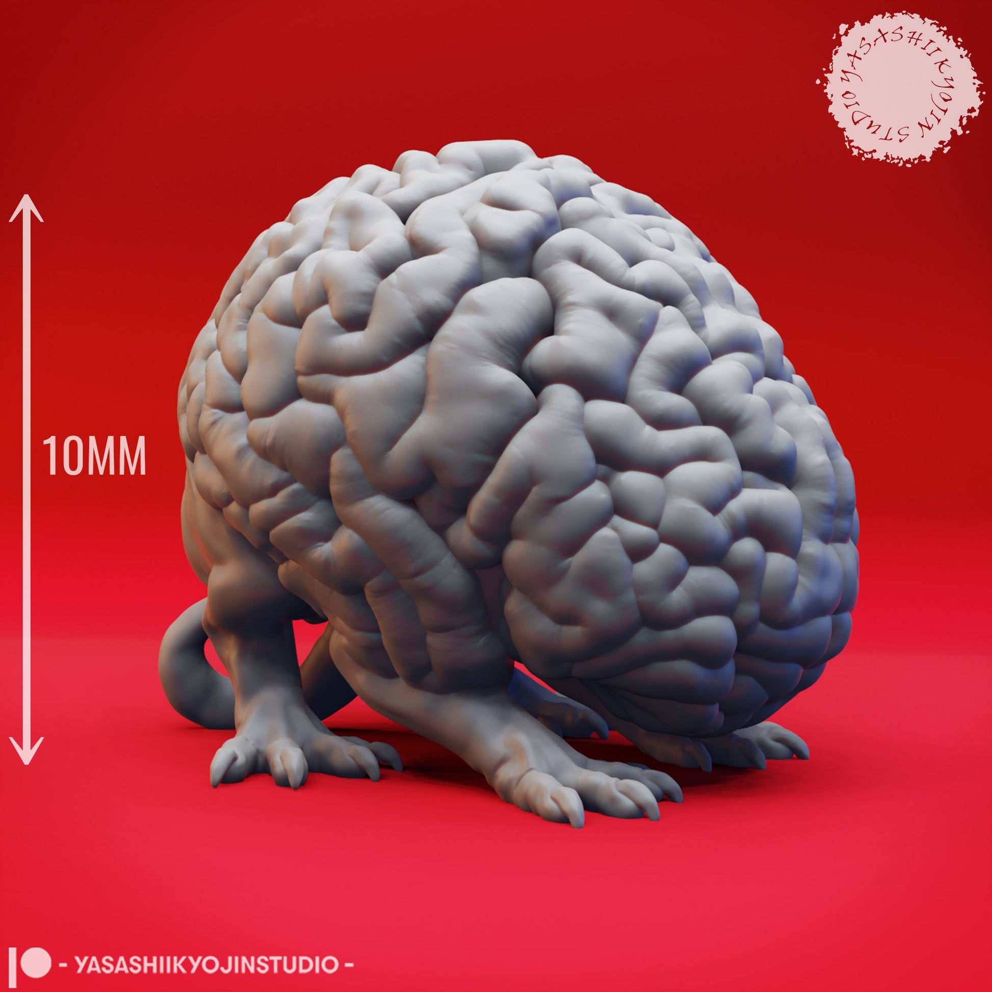 Intellect Devourer Set | TABLETOP SCALE | D&D TTRPG Monster Miniature | Yasashii Kyojin Studio