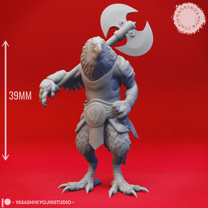 Kenku | TTRPG Monster Miniature | Yasashii Kyojin Studio | Unpainted, Unplated Resin 8k