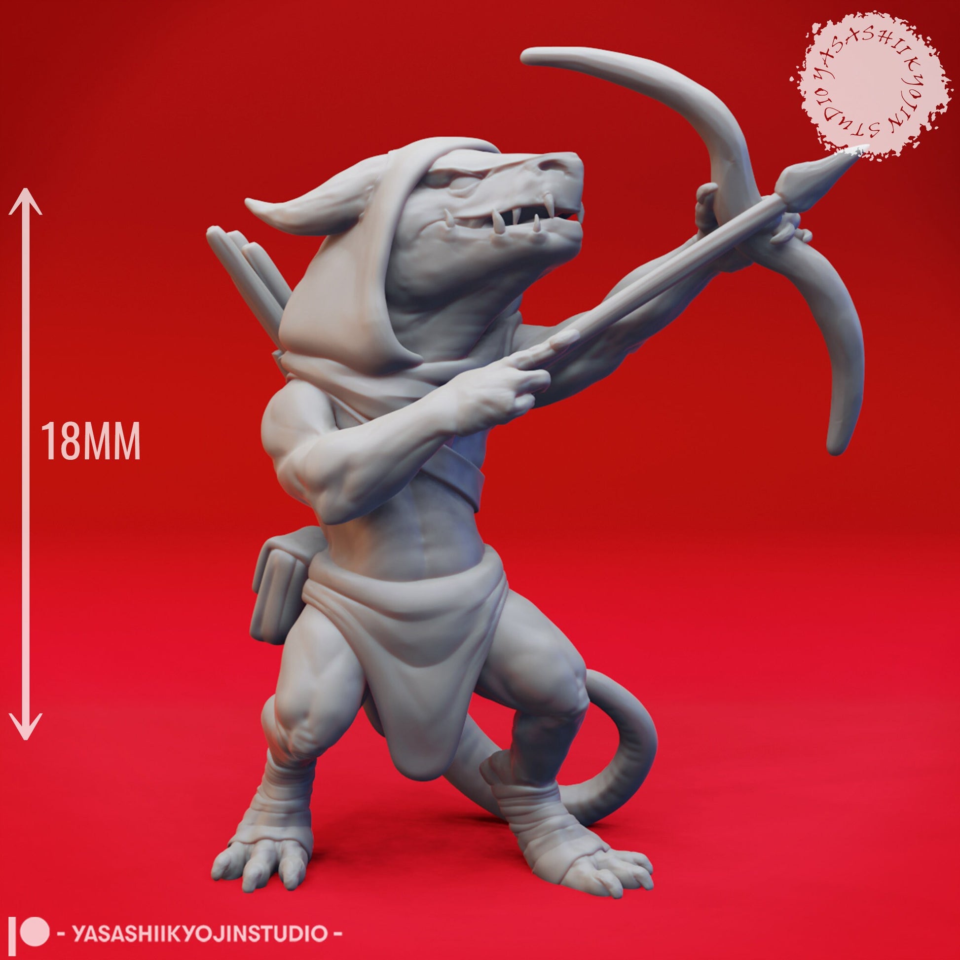 Kobold | TABLETOP SCALE | TTRPG Monster Miniature | Yasashii Kyojin Studio
