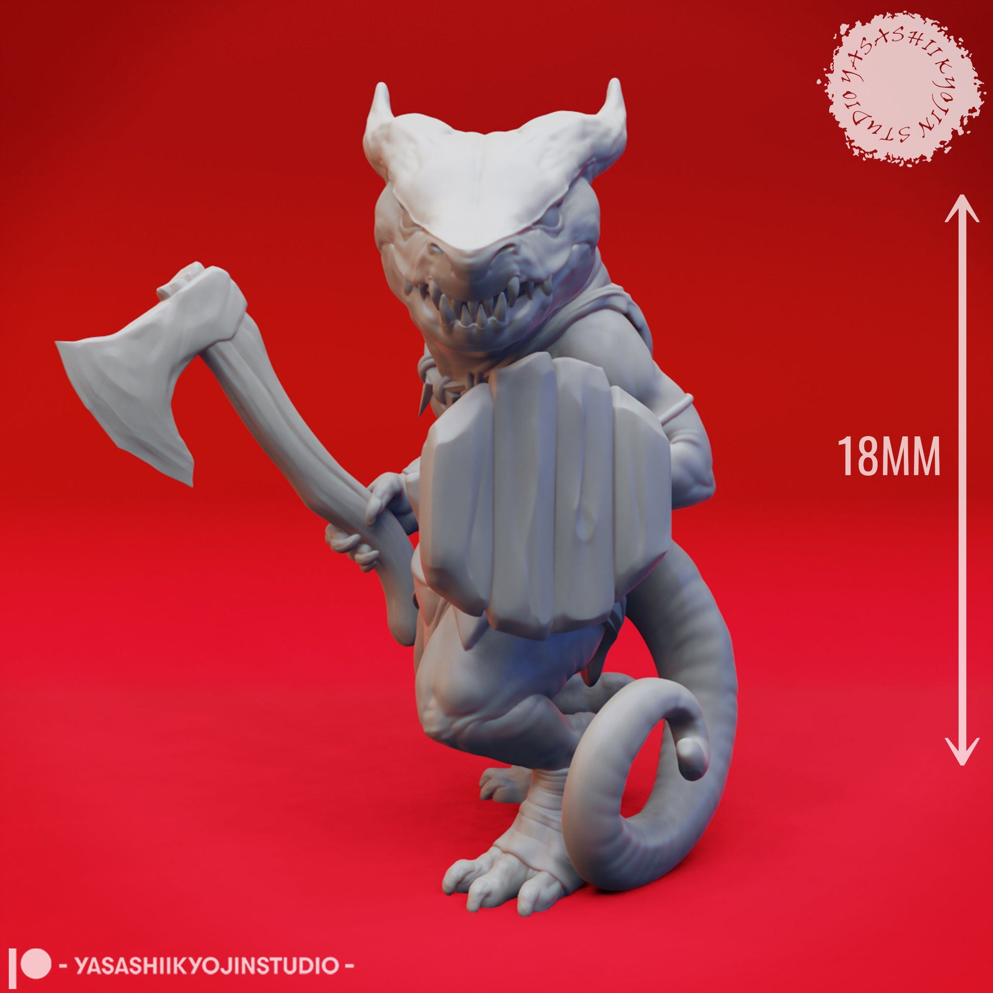 Kobold | TABLETOP SCALE | TTRPG Monster Miniature | Yasashii Kyojin Studio