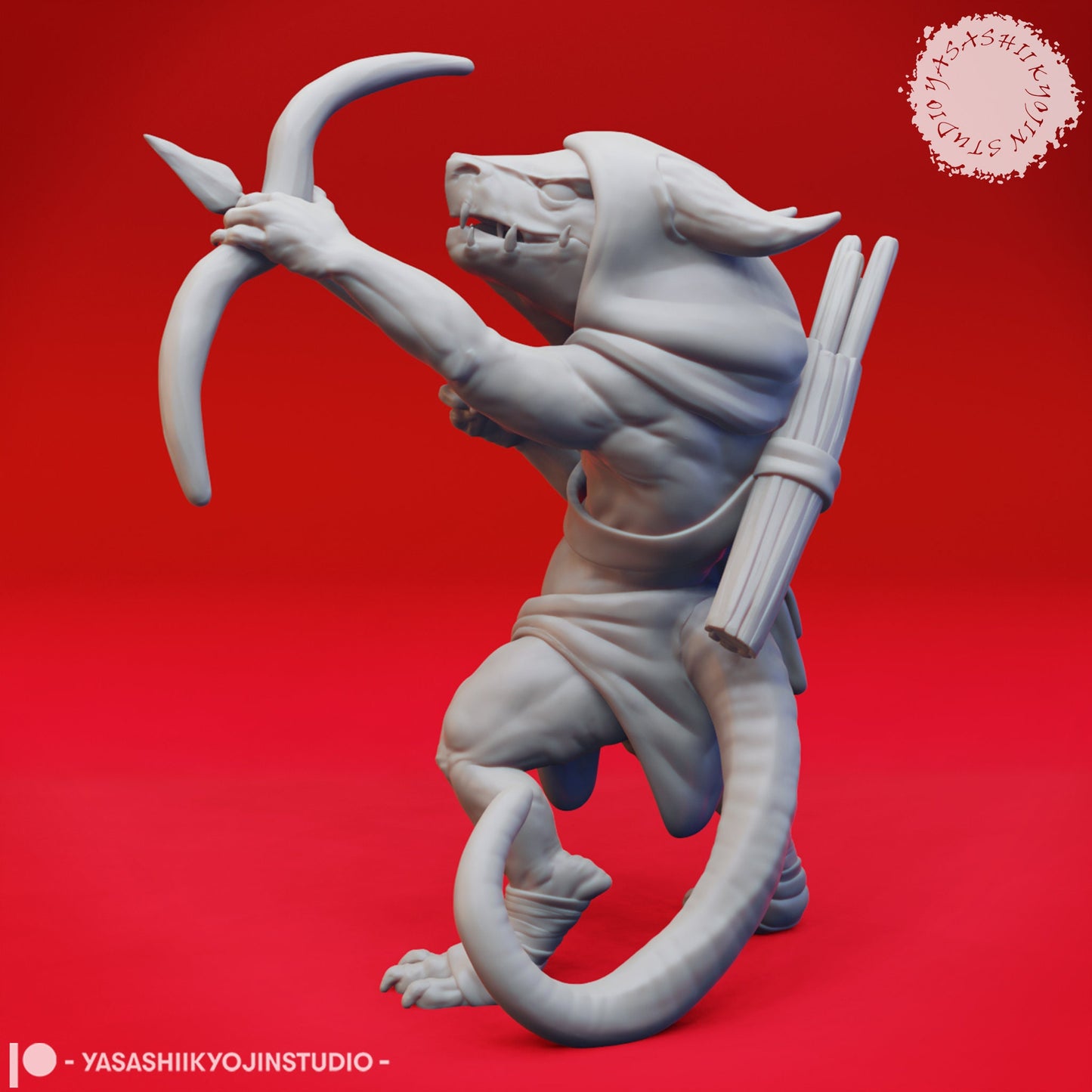 Kobold | TABLETOP SCALE | TTRPG Monster Miniature | Yasashii Kyojin Studio