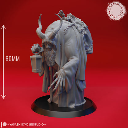 Krampus | TABLETOP SCALE | D&D TTRPG Christmas Miniature | Yasashii Kyojin Studio