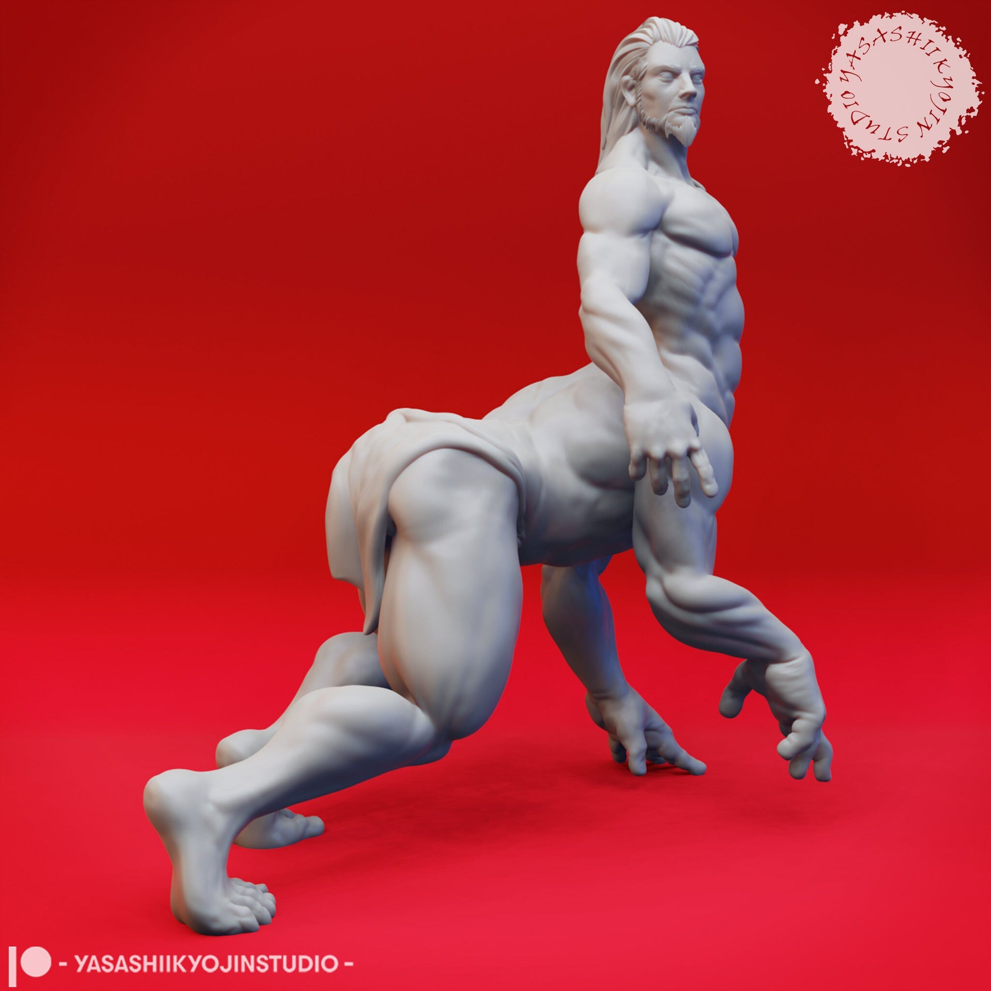 Mantaur | TABLETOP SCALE | TTRPG Monster Miniature | Yasashii Kyojin Studio