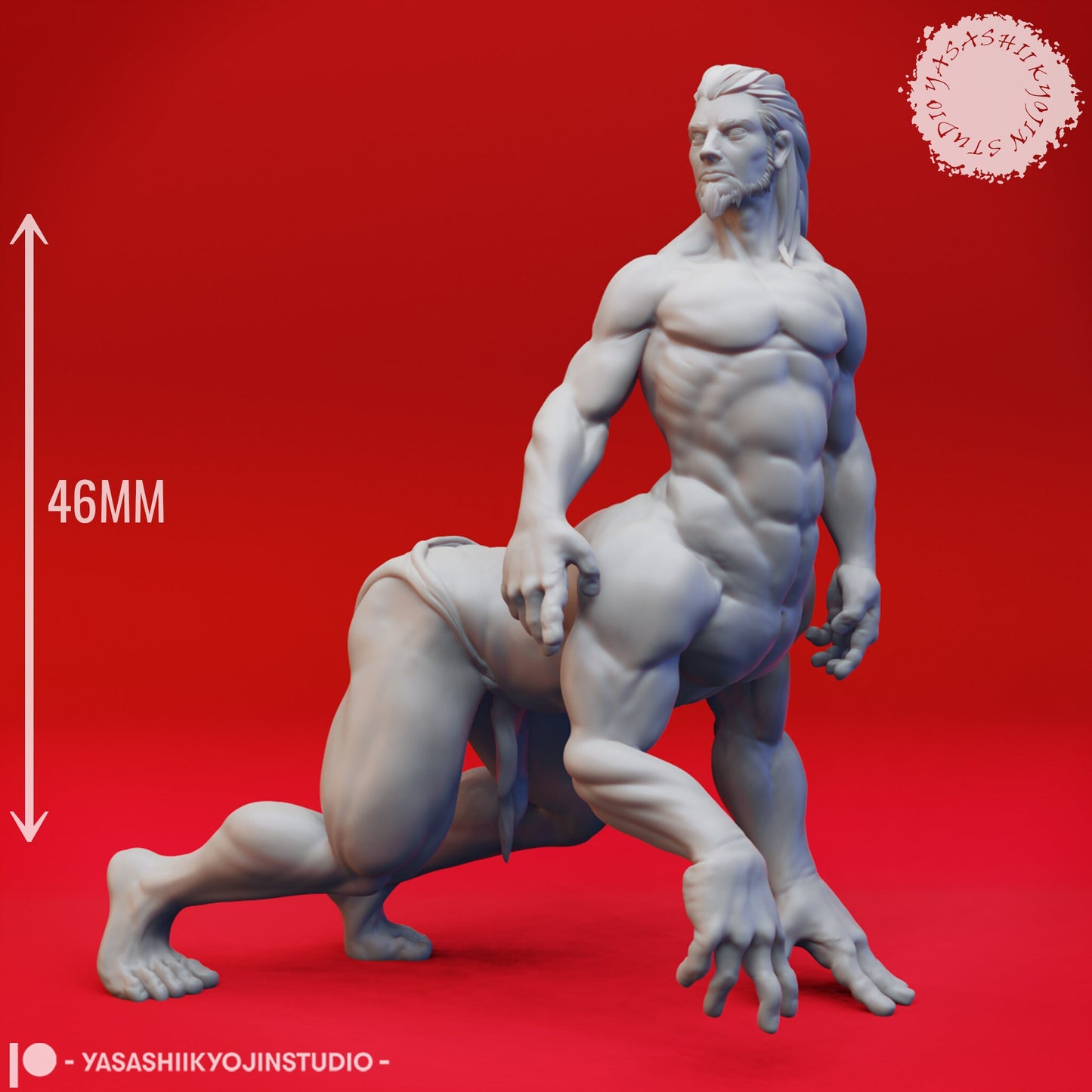 Mantaur | TABLETOP SCALE | TTRPG Monster Miniature | Yasashii Kyojin Studio