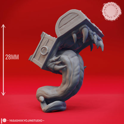 Mimic Toothy | TABLETOP SCALE | TTRPG Monster Miniature | Yasashii Kyojin Studio