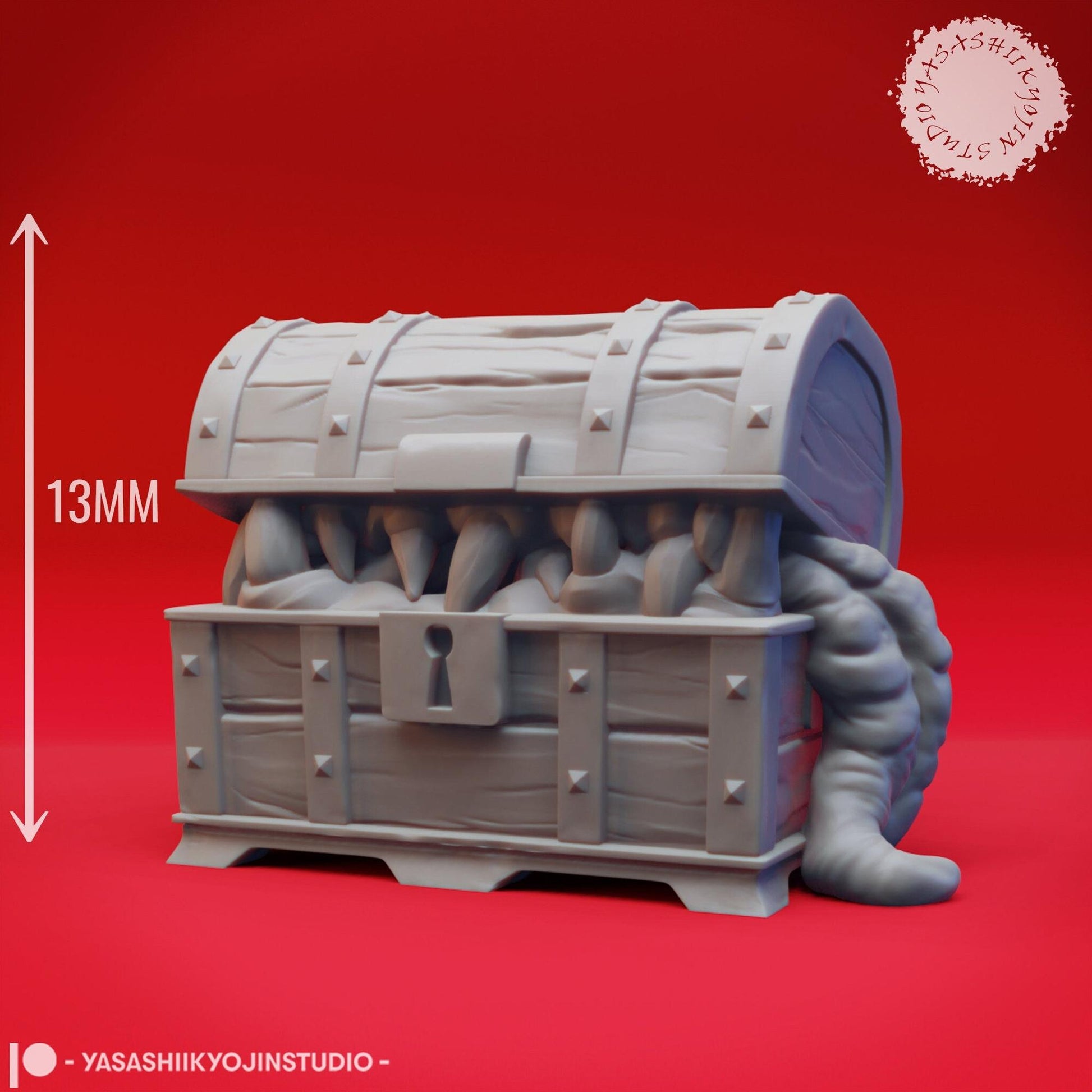 Mimic Toothy | TABLETOP SCALE | TTRPG Monster Miniature | Yasashii Kyojin Studio