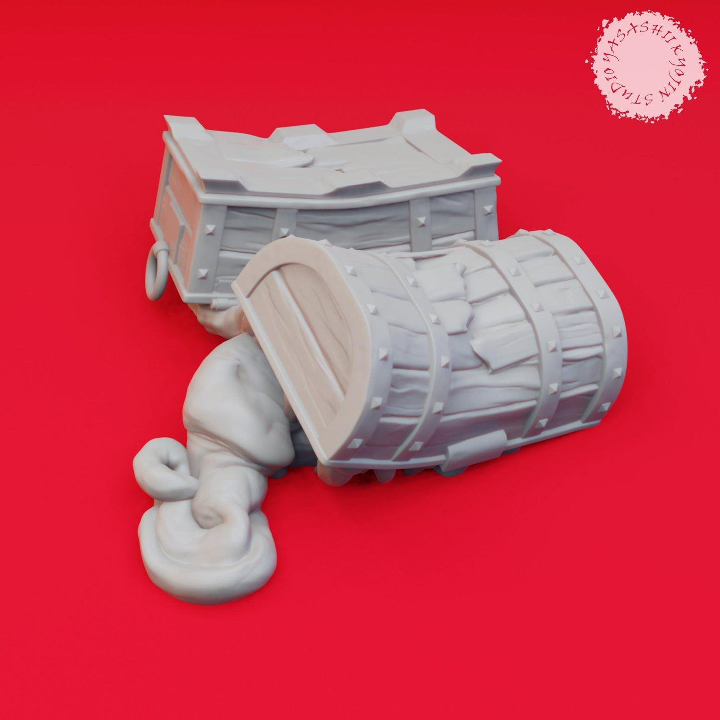 Mimic Toothy | TABLETOP SCALE | TTRPG Monster Miniature | Yasashii Kyojin Studio